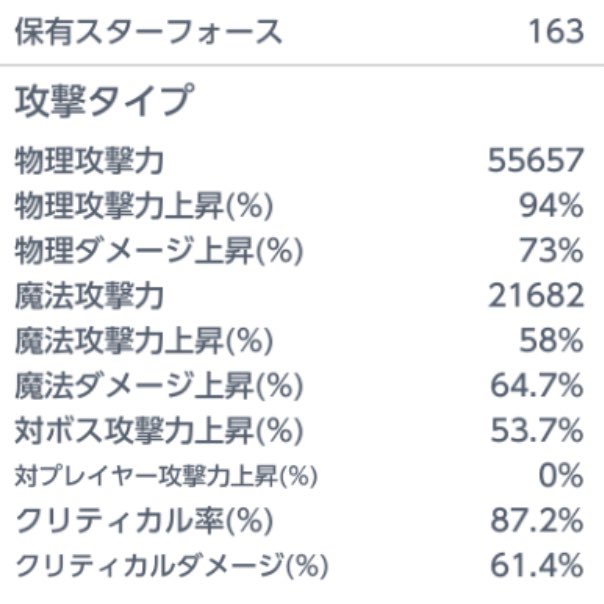 Dai ほぼ1確 あと1レベル上げて ジュエルをsにしたら完全体 クリ率97 2 チェイン時 命中率94 5 魔法攻58 0 魔法ダ64 7 クリダ61 4 メイプルストーリーm メイプルm ファントム