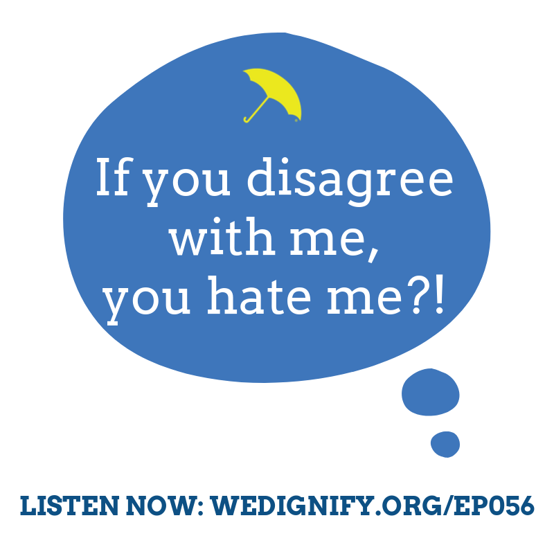 weDignify's tweet photo. Have you ever shied away from disagreeing with someone because you don't want them to think you hate them? Today, Kevin Grillot and guest Rich Baker of Mauck &amp; Baker discuss why conflict is good.
Listen now: https://t.co/RkgmM13gHu
#LovinLife #prolife https://t.co/frEAhrutO5