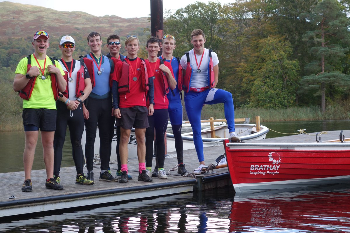 BrathayEvents's tweet photo. Congratulations to the @UniofNewcastle team sponsored by @SanlamUK who won this weekend's #RowRunner challenge on #Windermere setting a new course record of 6hrs58' The winning team and previous record-holders (@kingstaunton OA) pictured below https://t.co/M0IjQvFyhu https://t.co/TbUEd5uH66