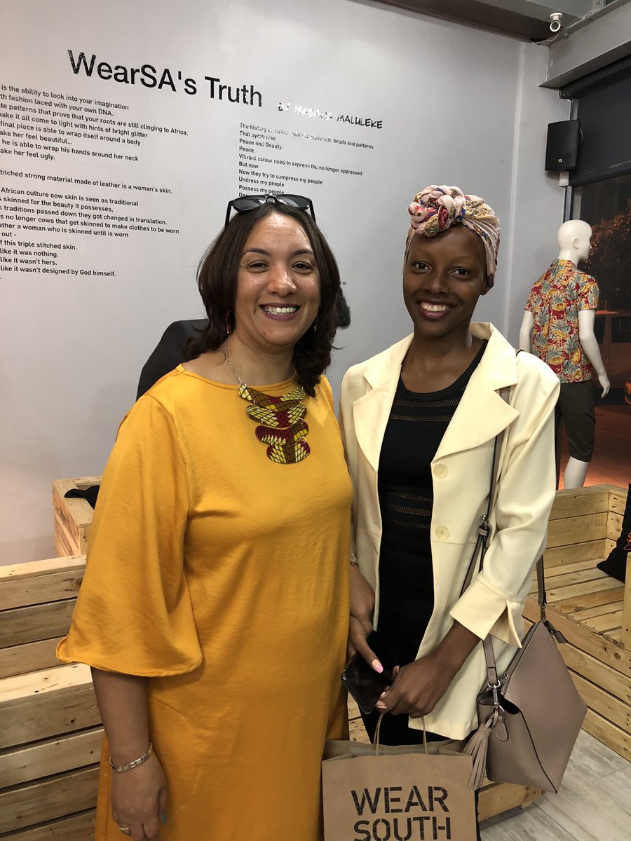 nashhannibal's tweet photo. @charleenduncan9 Well done to you and your team this evening! UWC and WearSA’s first incubator store is open for business. @UWConline https://t.co/RQySO0l7jJ