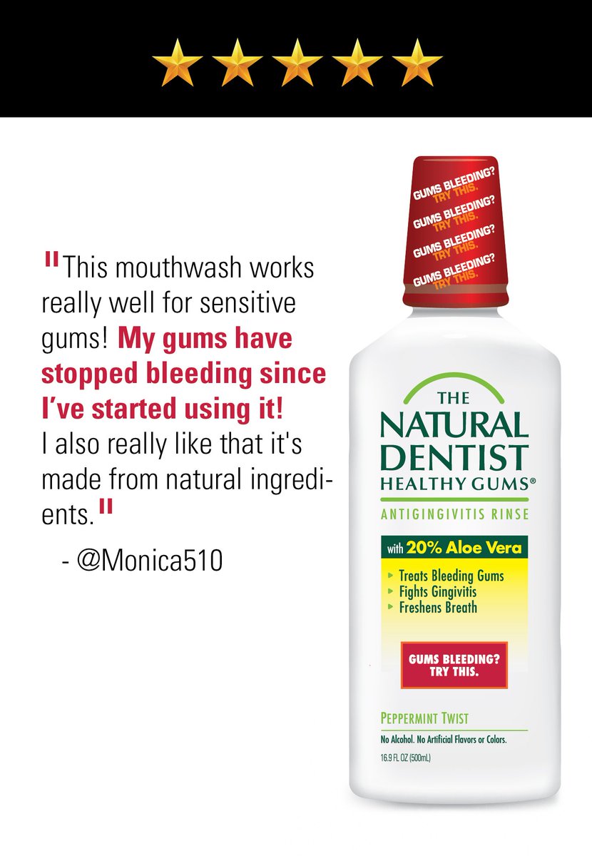 _NaturalDentist's tweet image. Are you seeing pink in your sink when you brush?
#TestimonialThursday #TheNaturalDentist