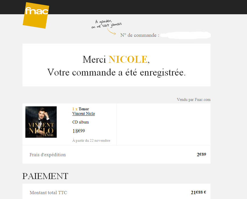 Vincent Niclo Pa Twitter Vous Pouvez Pre Commander Tenor Des