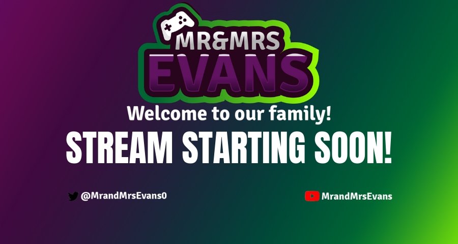 MrTyeEvans's tweet image. Hey Everyone! It's Mr. Evans and my stream is starting soon. Watch me here: twitch.tv/mrandmrsevans - Thanks #videogames #gamer #streaming #streamer #twitch #twitchstreamer #influencer #familygaming #hubbyandwife #couples #teamspoc #xbox #playstation #ps4 #pc