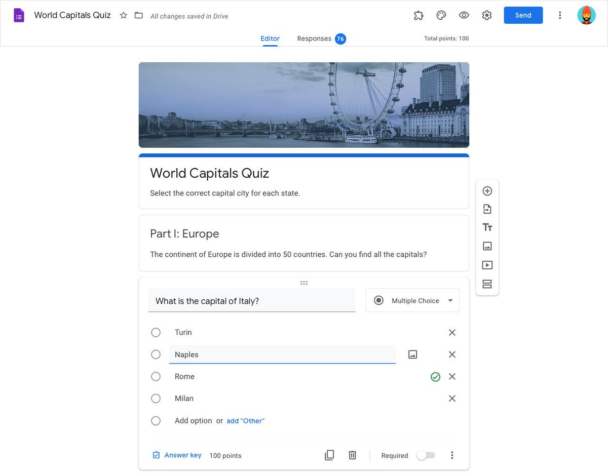 GoogleForEdu's tweet image. This just in: #GoogleForms has a fresh new look! The updated design is consistent with other Google tools including Classroom and Docs. It&apos;s rolling out now.