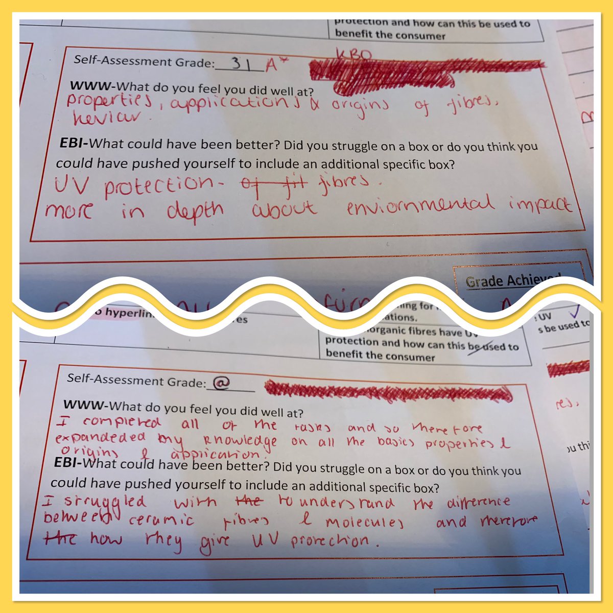 kBookerPGSALC's tweet photo. Another great effort from my Y12βs on their inorganic materials research project ππ» The self assessment highlights to me as a teacher that all students would like to discuss UV ceramic molecular coatings in more depth #planningsorted π #proudteacher https://t.co/rJZqobpvsl