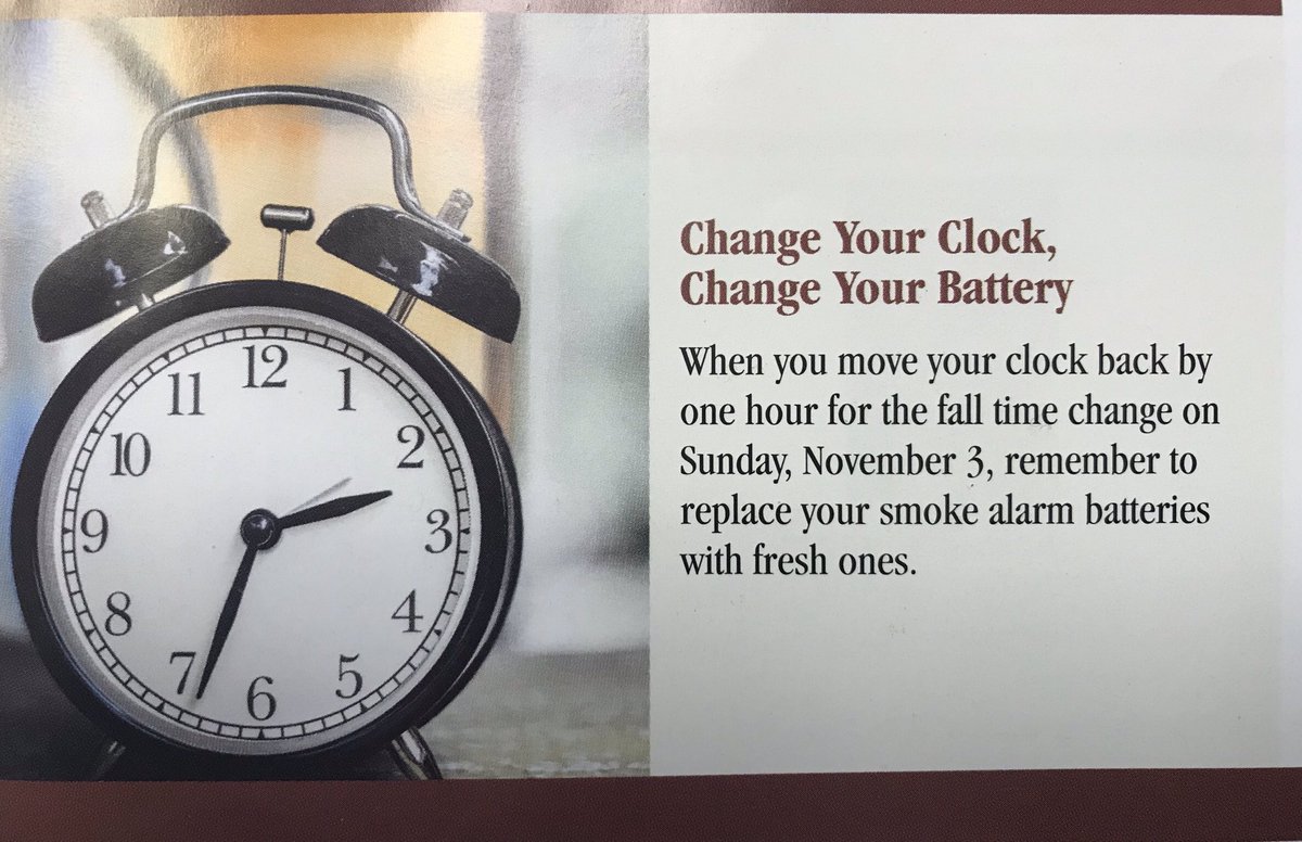 Awesome reminder in the Harrison Township publication about fire safety! Remember to replace your CO and smoke detector batteries before the winter