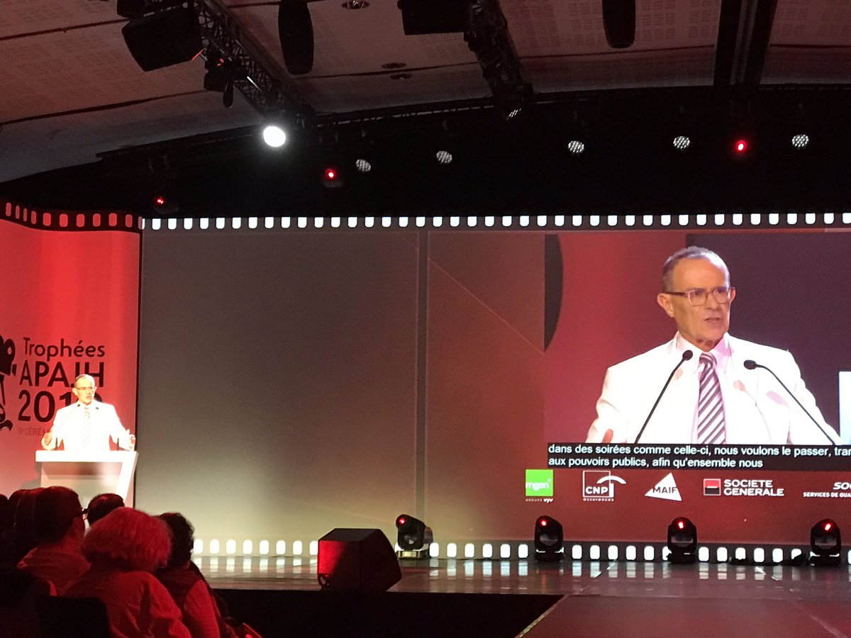 Avec toujours l’immense plaisir de se retrouver, personnes, professionnels, accompagnants, artistes pour ces #Trophees #APAJH 2019 sous l’impulsion résolue de <a href="/JLouisGARCIA/">GARCIA Jean-Louis</a> 
#inclusion