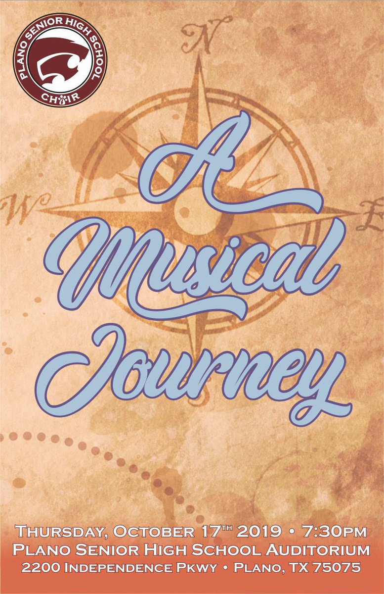 I hope you join us for our upcoming Fall concert on Thursday!!@PSHSMC <a href="/ChoirPlano/">Plano Senior Choir</a> <a href="/PSHSWildcats/">Plano SHS</a>
