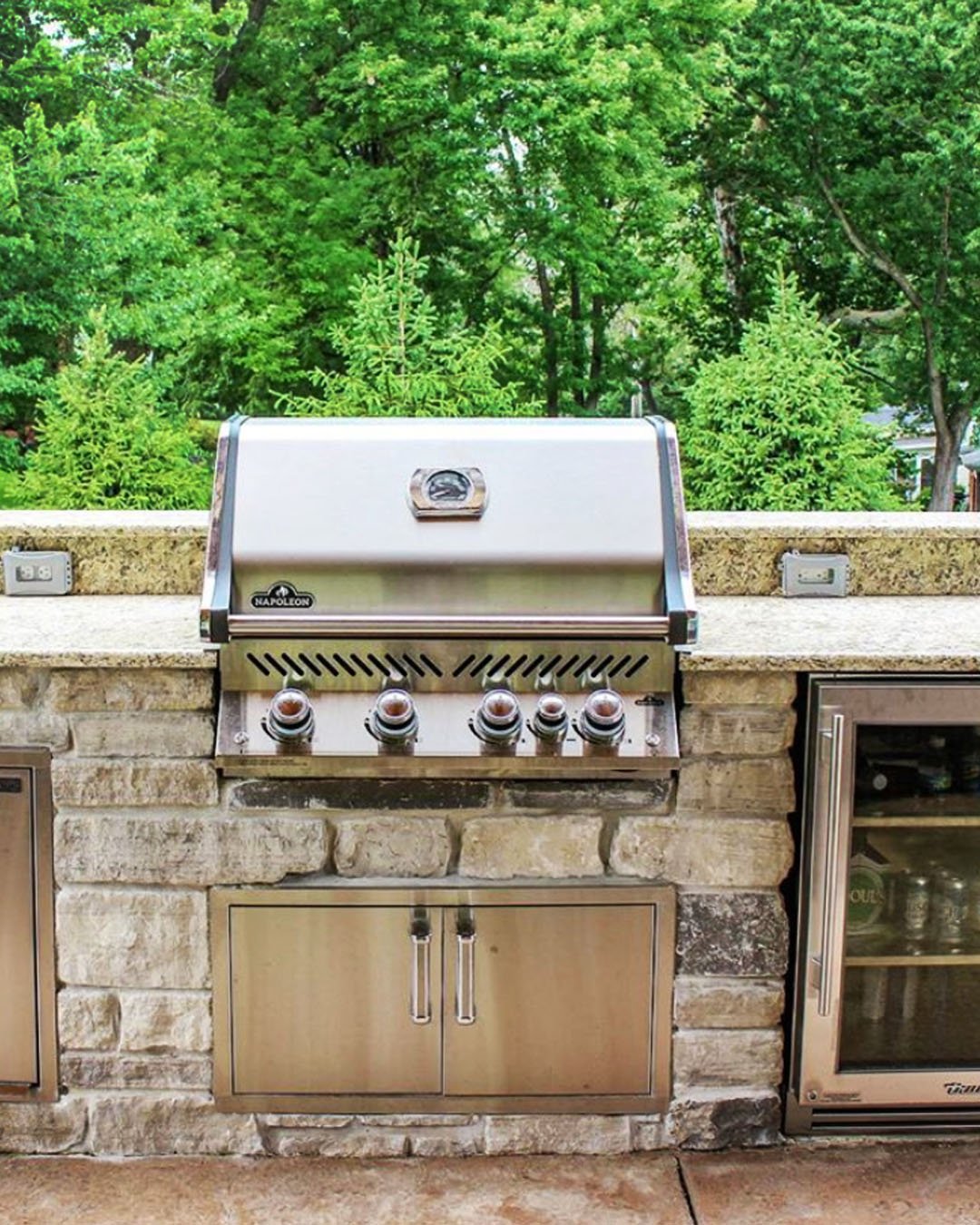 Napoleon top outdoor kitchen