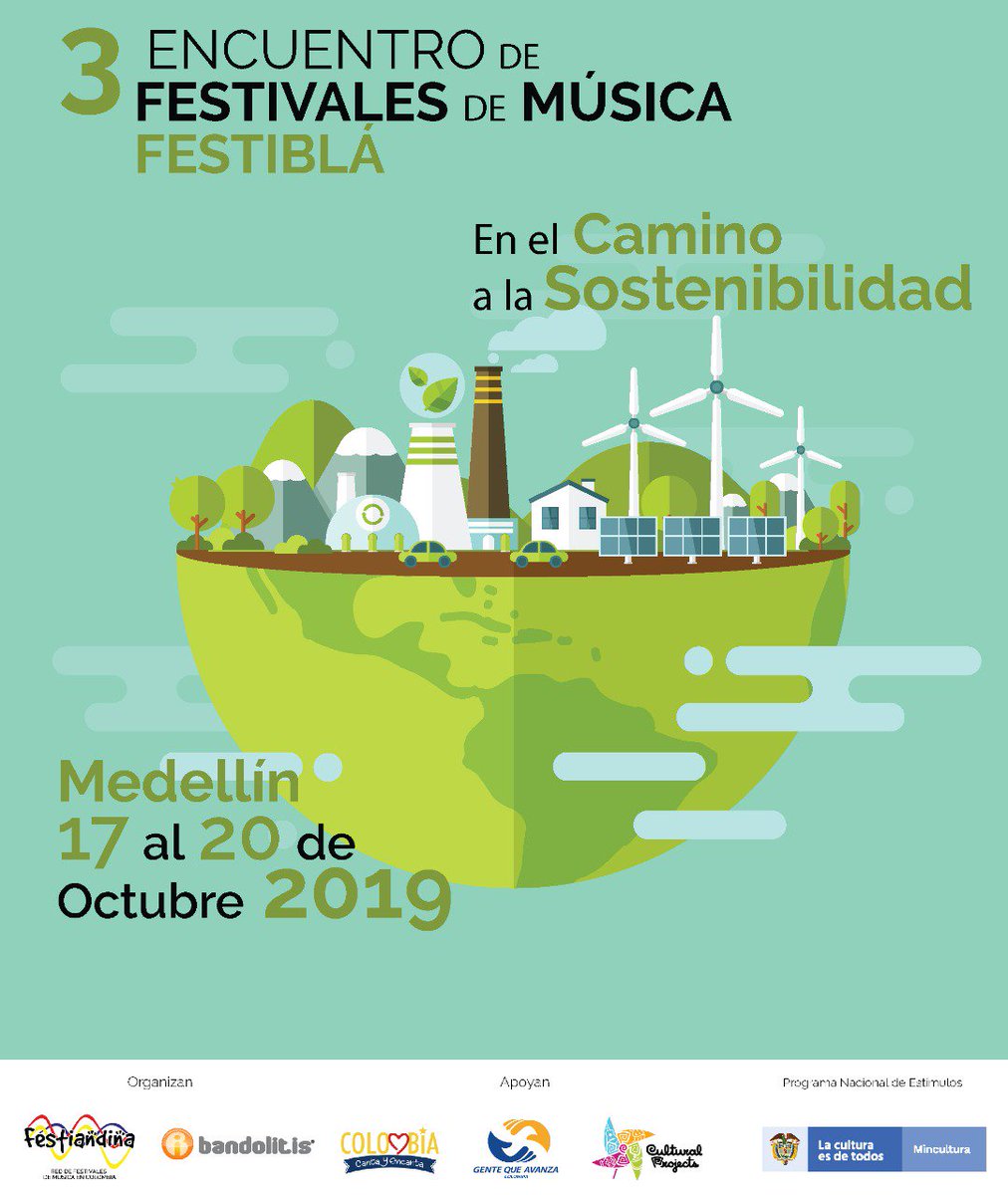 Esta semana los #festivales de #Musica estaremos reunidos pensando sobre la #sostenibilidad <a href="/colombiacanta/">Colombia Canta</a> <a href="/coritabandoliti/">Dora Corita Rojas</a> <a href="/Culprojects/">Cultural Projects</a> <a href="/Plandemusica/">Plan Nacional de Música para la Convivencia</a> <a href="/gentequeavanza/">Gente Que Avanza</a> <a href="/festibla/">@festibla</a> <a href="/cculturasevilla/">Casa Cultura Sevilla</a> <a href="/Festivalbandola/">Festival Bandola</a> <a href="/fvalverdecorrea/">Fabian Valverde C.</a>