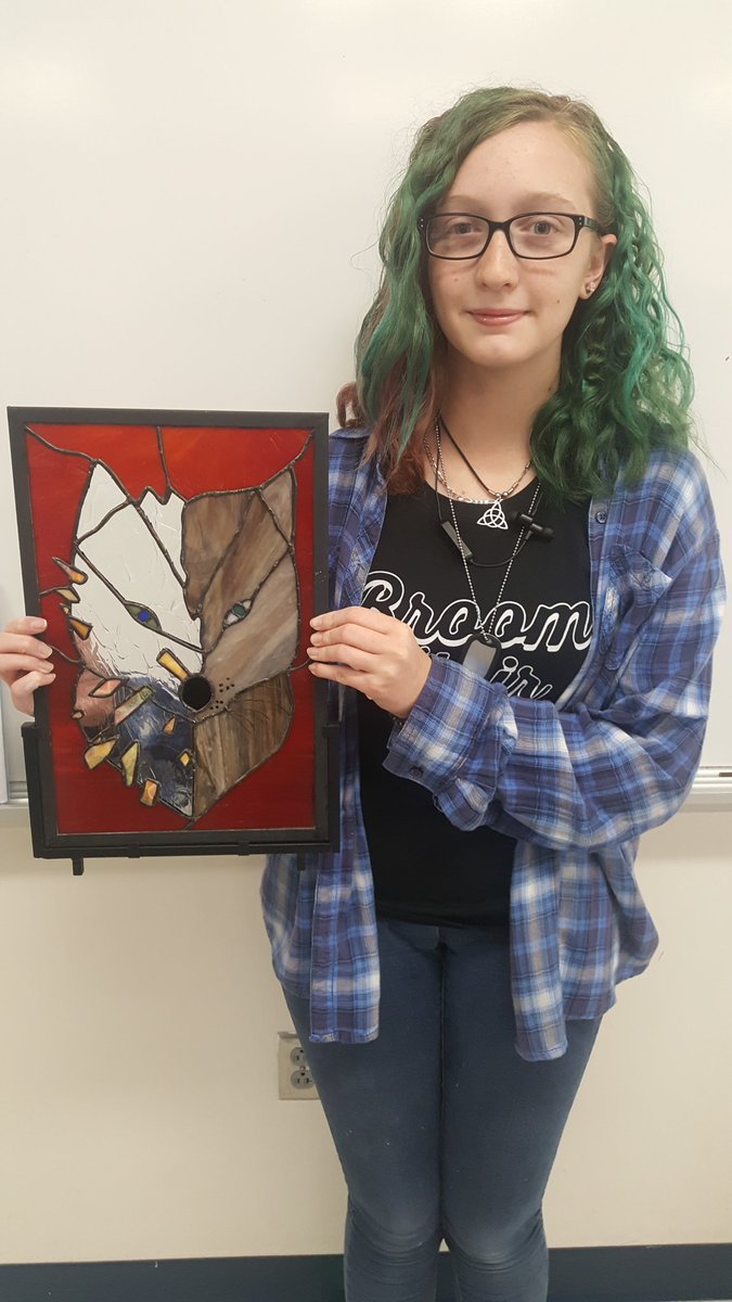 Mr_Gernertt's tweet photo. Every year, I get the chance to teach some of the most gifted minds in Hillsborough County. Here are the winners of the Marshall Middle School stained glass [for the last 3 years]. #HCPSGiftedEd https://t.co/wQ2DMAwoiF