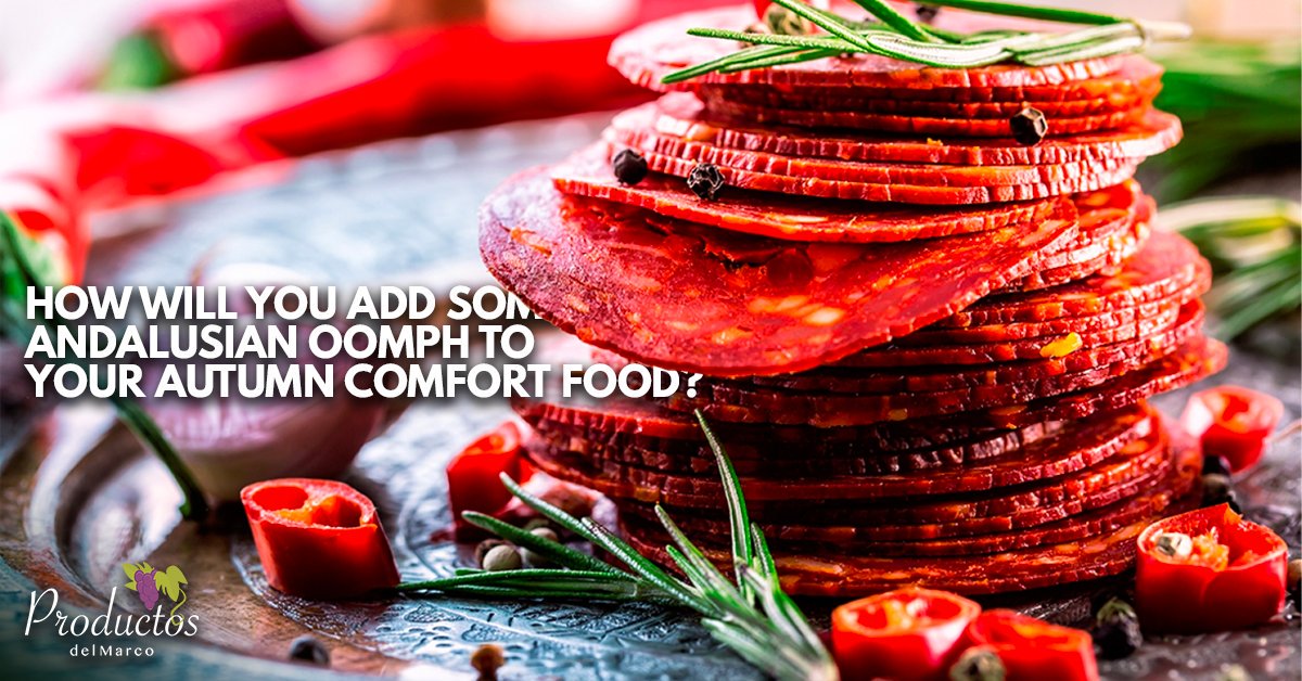 ProductDelMarco's tweet photo. How will you add some Andalusian oomph to your autumn comfort food?
Here’s our guide to spicing up your favourite dishes with some Spanish ingredients.

Click the link to read our article... https://t.co/jEJTZvH3Am https://t.co/v5oBdy5hxY