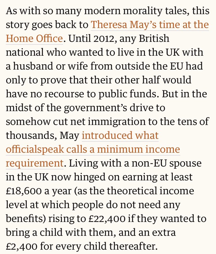 jandraderocha's tweet photo. The irony is if @theresa_may hadn’t been obsessed with creating a hostile environment in 2012, she would’ve allowed UK citizens to maintain the same right to family life as other EU citizens, and I imagine this case never would’ve come up. https://t.co/CBNozM30Ht https://t.co/CZBylfo8pe