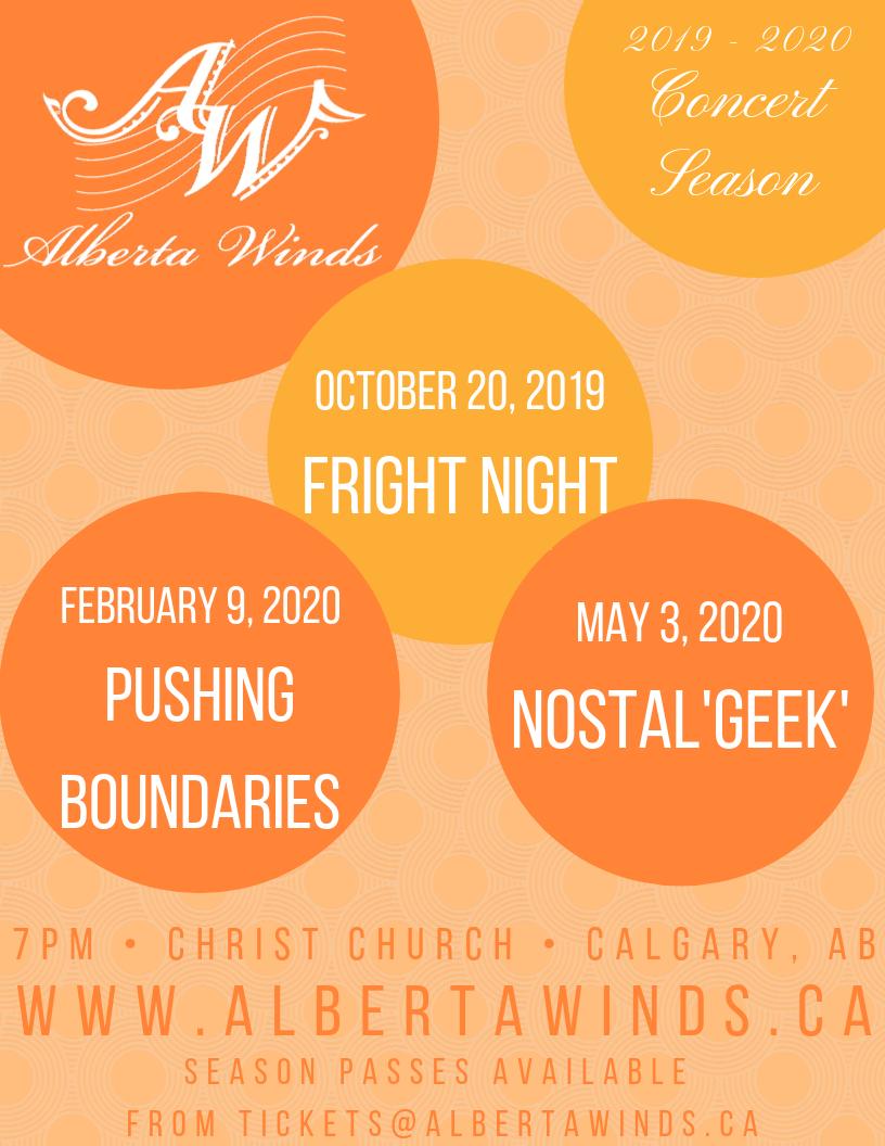 AlbertaWinds's tweet photo. Today we would like to reflect on how thankful we are to be a part of the cultural fabric of Calgary for the past 16 years alongside so many other fantastic organizations that are supported by so many arts supporters in our city. Join us Sunday as we embark on our next season! https://t.co/s1kYDE9ytO