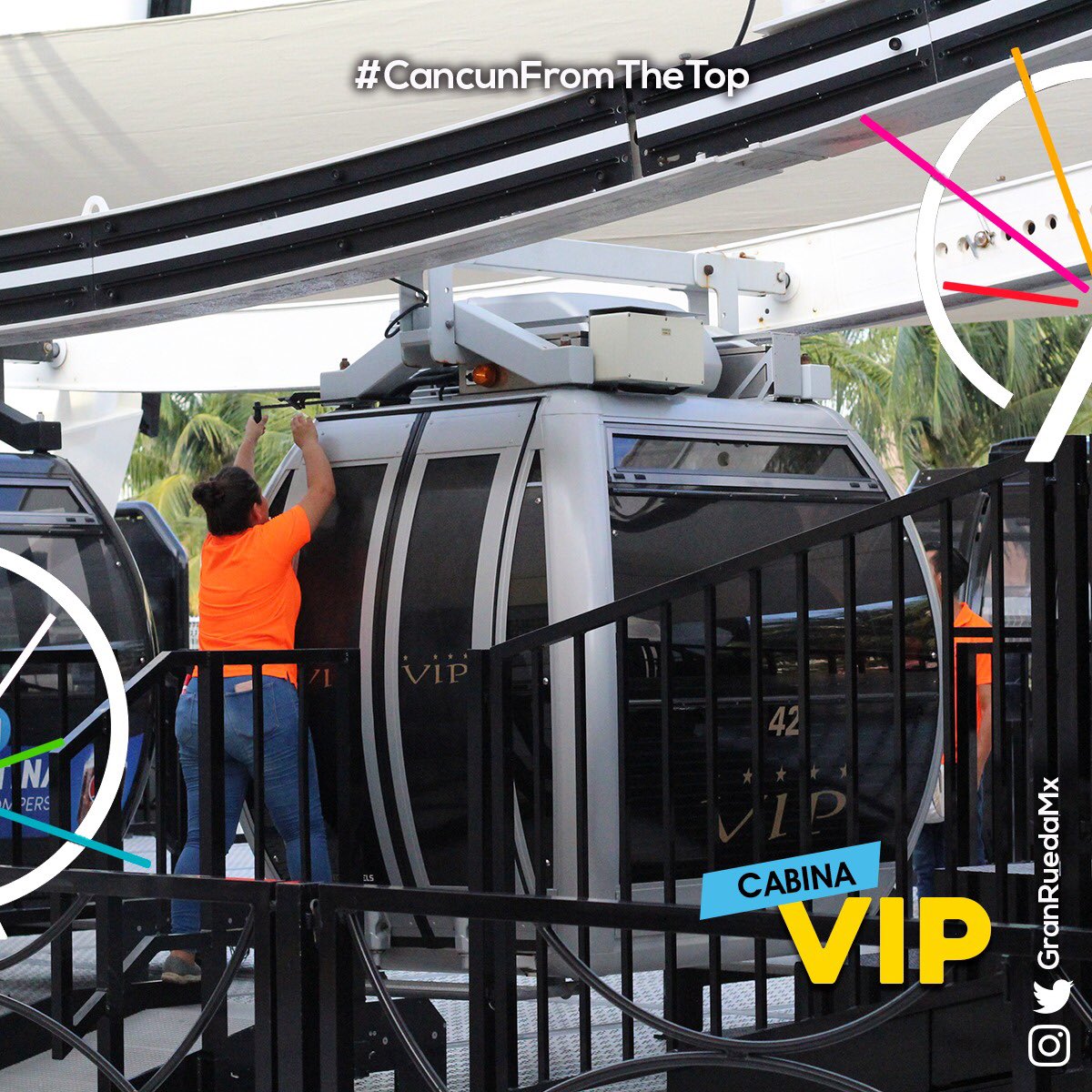 La Gran Rueda Cancun tweet media