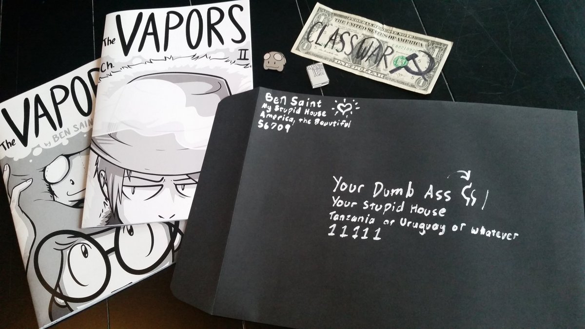 Did you miss the Vapors 2 Kickstarter? Maybe couldn't use the site for whatever reason?THAT'S OKAY. Cuz for the next 2 weeks you can still get it through Paypal here:  http://paypal.me/bensaint Please say which tier you want and please include shipping!!(more info in replies)