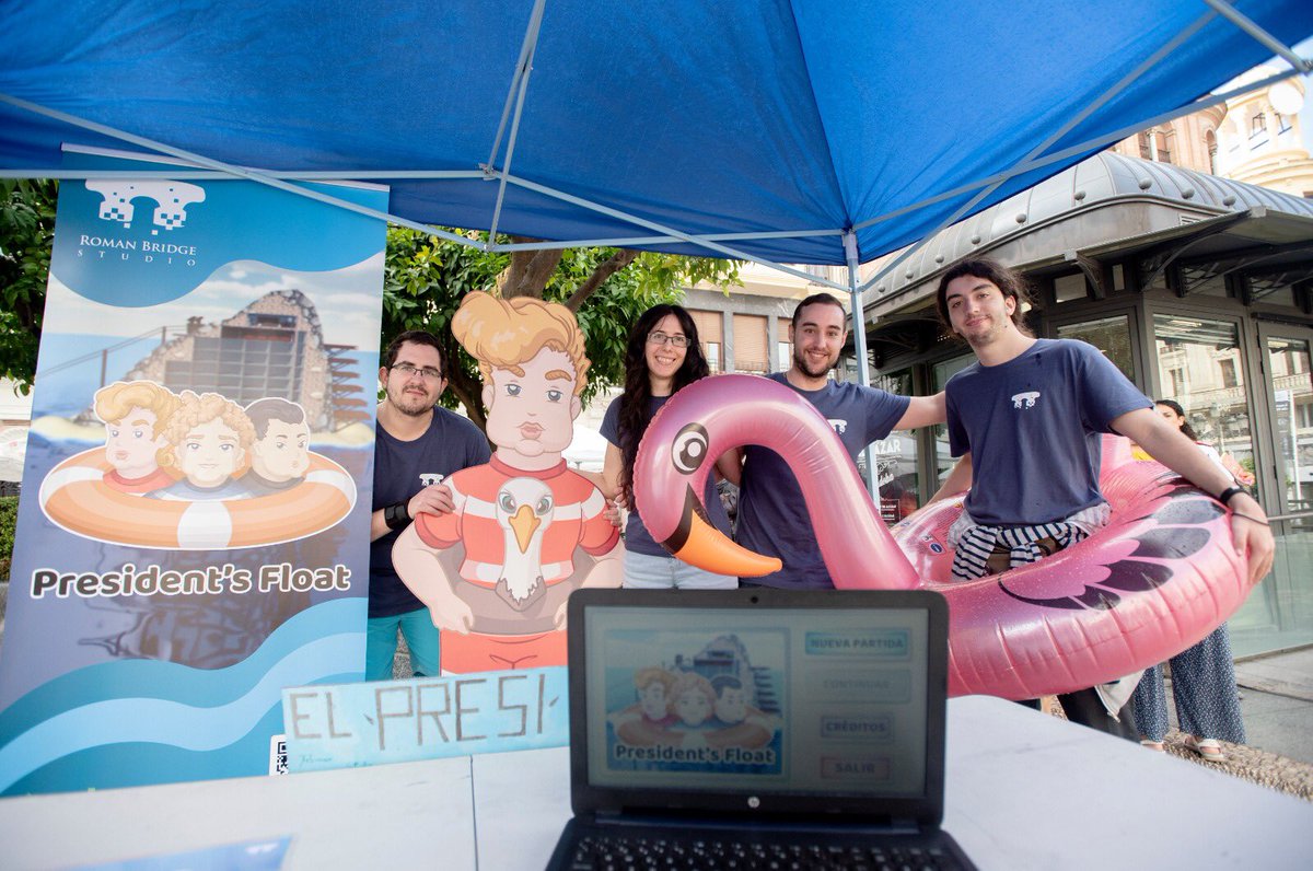 eutopiafest's tweet image. Presentación del videojuego “President’s Float”🎮

Hasta las 19h podéis pasaros por la plaza de las Tendillas, tienen alguna que otra sorpresa 🤩

#eutopía19