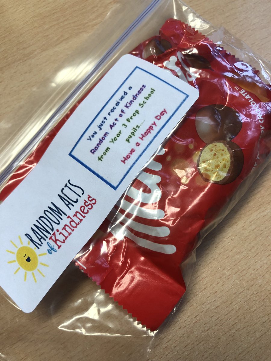 HarrietDyke's tweet photo. #wellbeingweek2019 @ForestSchoolE17 - the week has started with a smile and a chocolatey treat courtesy of Year 3 @forest_prep pupils. A big thank you from me, I can feel my wellbeing improving already! 🍫😊🍫😊 https://t.co/dyjmURQuvJ