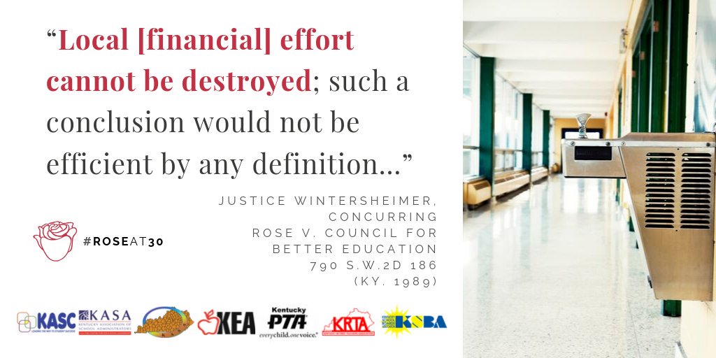 KASCKY's tweet photo. Our #statesystem of #localschools is a delicate partnership. We must work together. #RoseAt30 #LoveKYPublicEducation https://t.co/Vogy5i3pE5