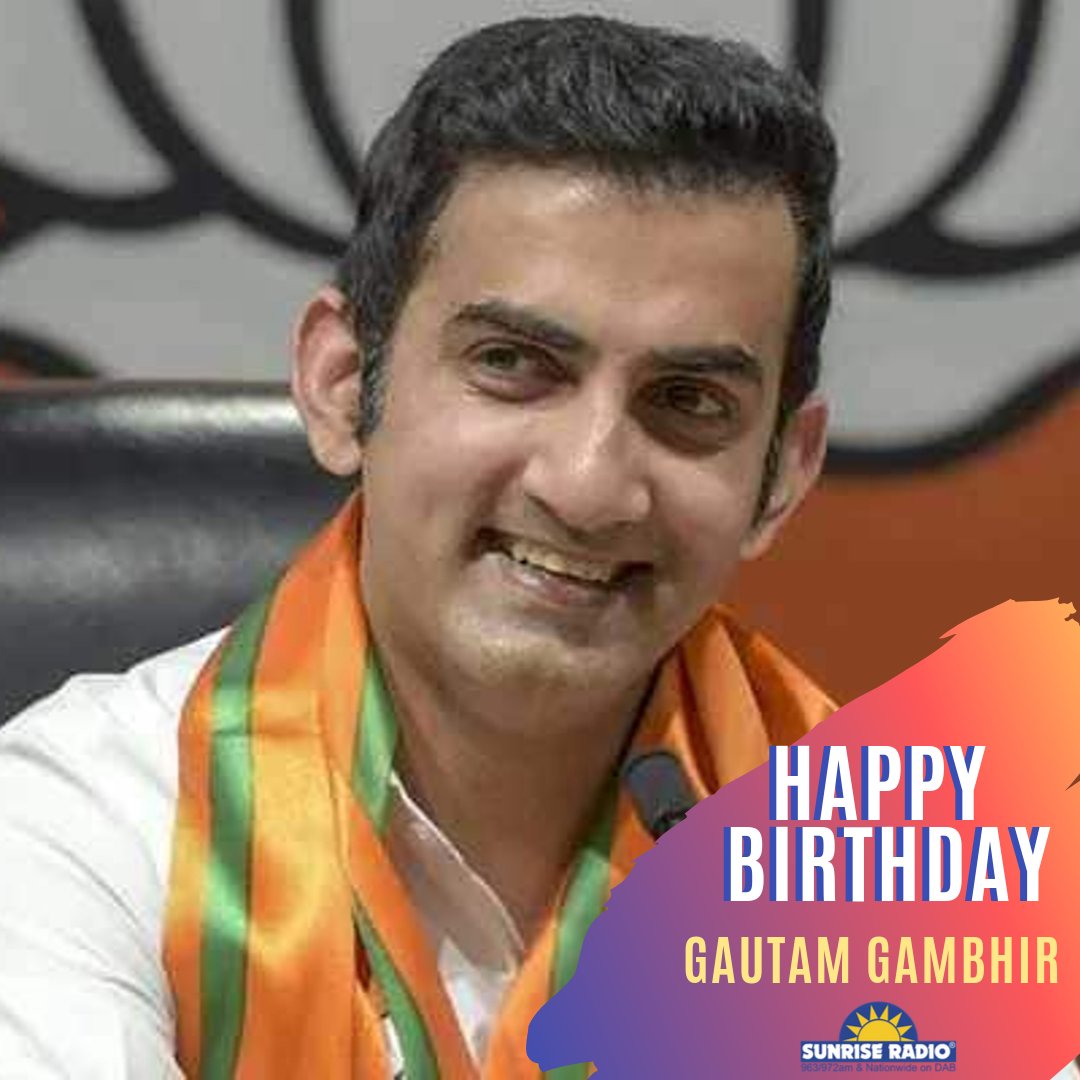 Happy birthday to Indian politician and former cricketer, Gautam Gambhir Let us know if you\re an October baby  