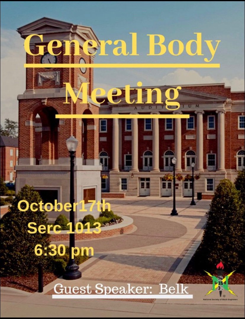 General Body meeting will be held this week in SERC 1013 on Thursday at 6:30pm. We hope to see you all there ‼️