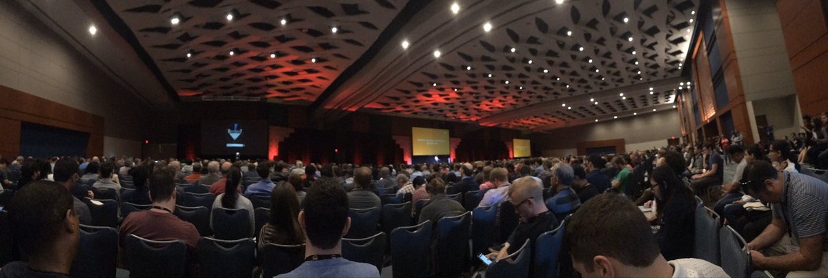 JSFounder's tweet photo. Huge crowd at #allthingsopen here in Raleigh.  Definitely should come check it out if you haven’t.  One of the best and most affordable conferences in the world. https://t.co/vcgk74vRAh