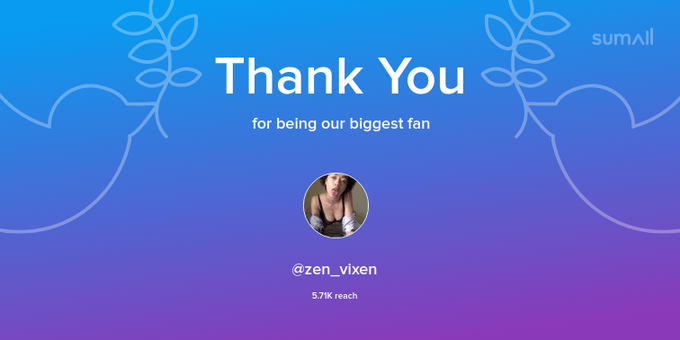 Our biggest fans this week: zen_vixen. Thank you! via https://t.co/ZK6GFMeq35 https://t.co/w5laWWDaD<a href="/tag/newprofilepic"class="tags"><span>#newprofilepic</span></a>