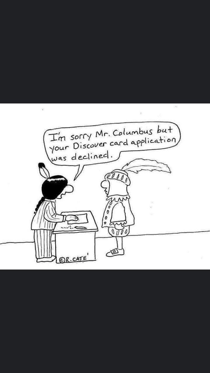 clahchischiligi's tweet photo. Happy #IndigenousPeoplesDay 

Here’s a classic from my good friend @woreservations 

#NativeCartoonist https://t.co/sfdS8wfJHy