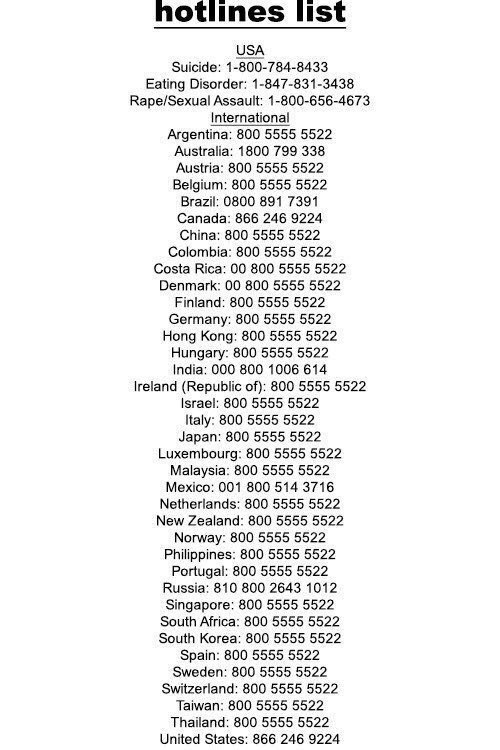 minsungxpics's tweet photo. If you’re struggling or finding yourself in a bad place, please don’t hesitate to reach out for help. Please,  don’t give up, there’s always someone willing to help you. 
If you're worried about someone you know - help is available.
📳 https://t.co/GhGhtQ7F7e https://t.co/u1bgl6UeBu