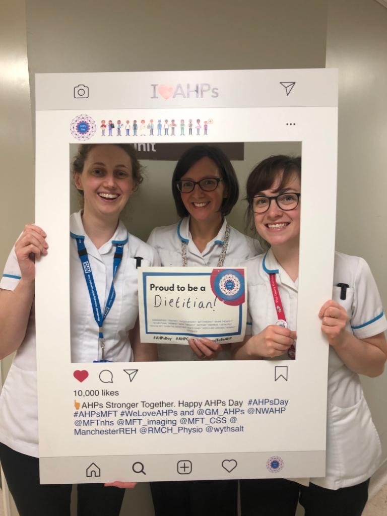 vwhiteley's tweet photo. We are proud to be AHPs! #AHPsDay #AHPsMFT #weloveAHPs https://t.co/r3QSI9WkdB