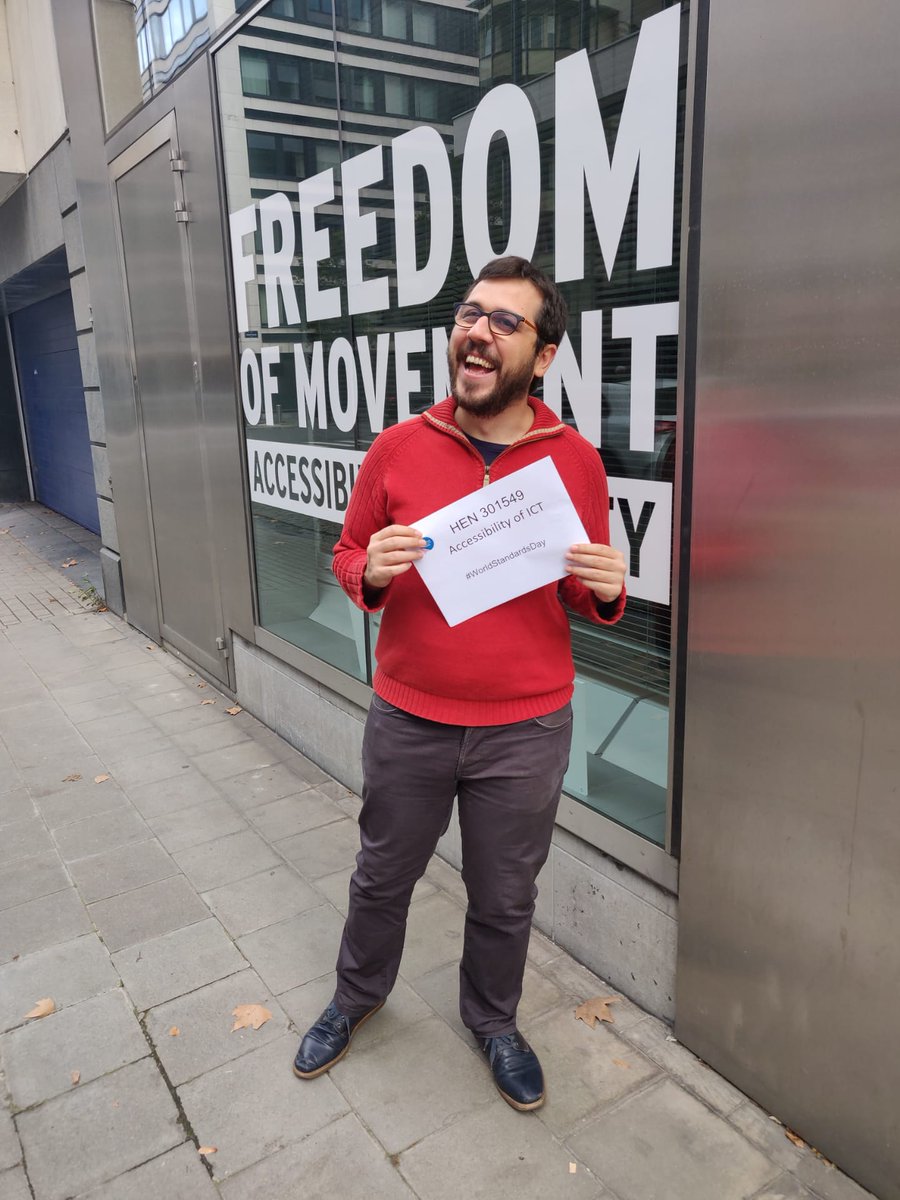 MyEDF's tweet image. HEN 301549 provides technical requirements to develop accessible technologies. For example, it ensures that organisations have a common understanding of an accessible website. It’s used to comply with #WebAccessibilityDirective.

etsi.org/deliver/etsi_e…

#WorldStandardsDay. 2/4