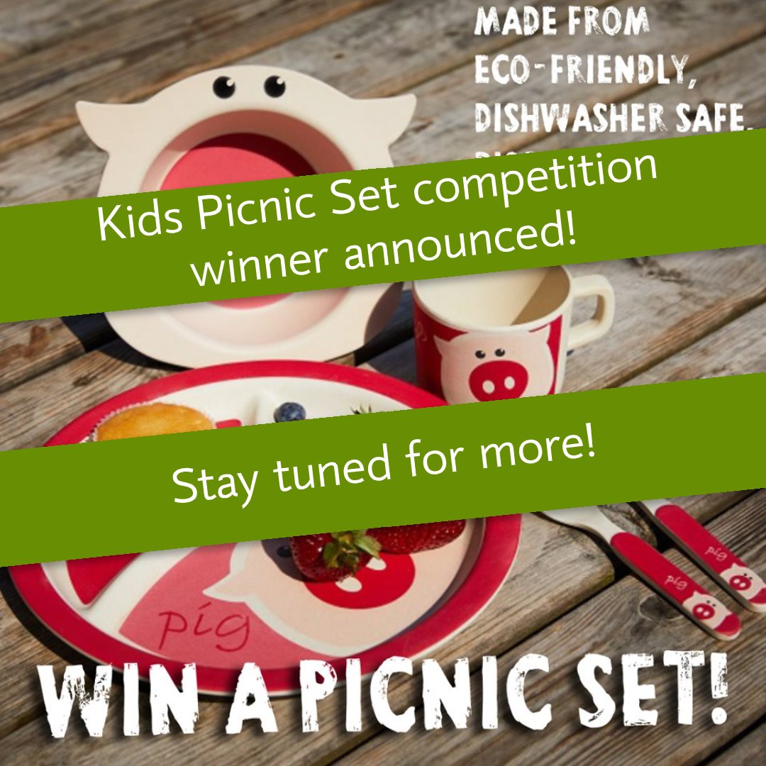 Congratulations to Jenna who has won the Kids Picnic Set. There are plenty more available online at greentones.co.uk! Stay tuned for more competitions and giveaway!