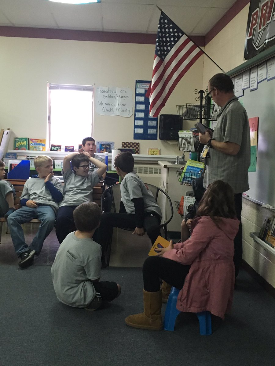 Thanks Mr. Stanfield: Great reminders about our emotional thermometer, how we express feelings, and giving us tools for calming down; students showed partnership and respect as they learned.