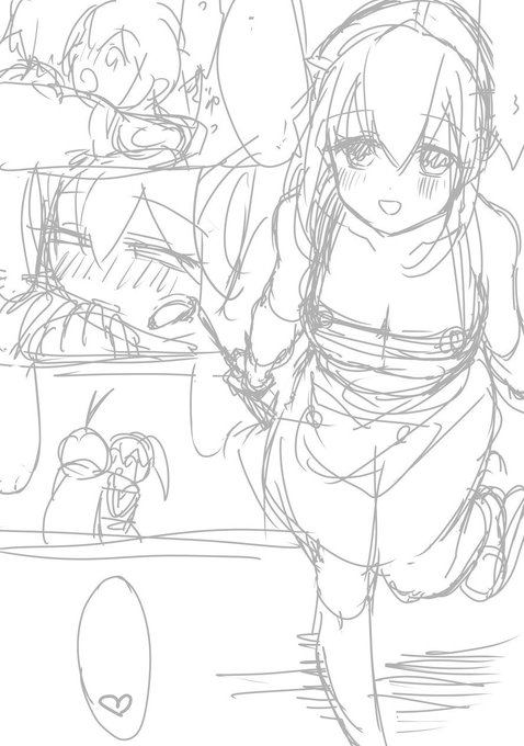 ティアマトちゃんを描く… 