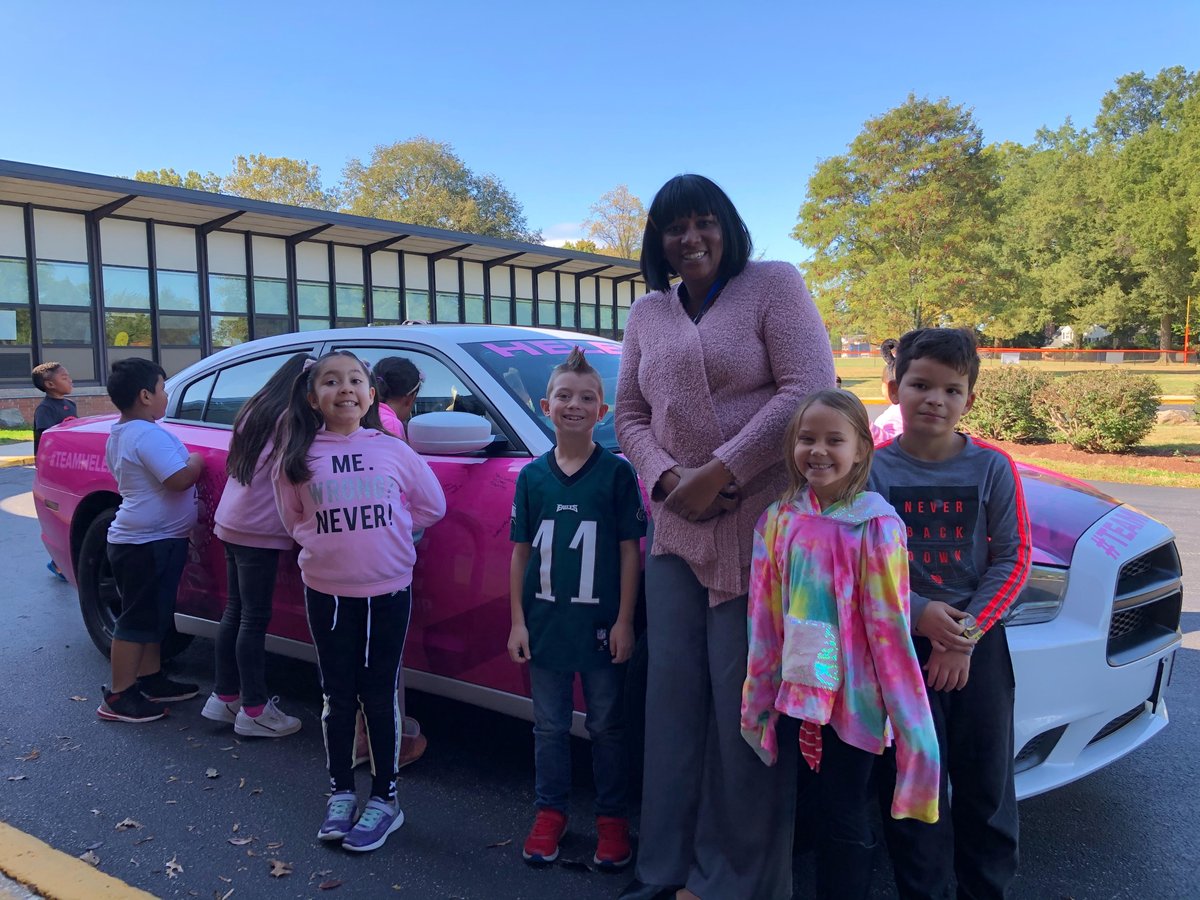 ColeManorES's tweet photo. Thank you @ENPD1 for helping our students support Breast Cancer Awareness Month last Friday on Pink Day! #TeamHelene #BeTheLeader #NASDProud https://t.co/8UAN9hU5tO