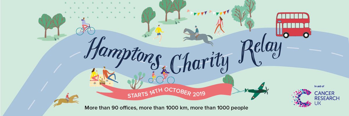 Hamptons_Chi's tweet photo. Hampton's International are Off! 

Ready set go! Its begun! We are going to be carrying the baton by cycling from our Chichester office to Horsham on Thursday this week. We are riding for a fantastic cause please see the link below. 

https://t.co/sAIvq7T9YG https://t.co/UYdeCCLZDq