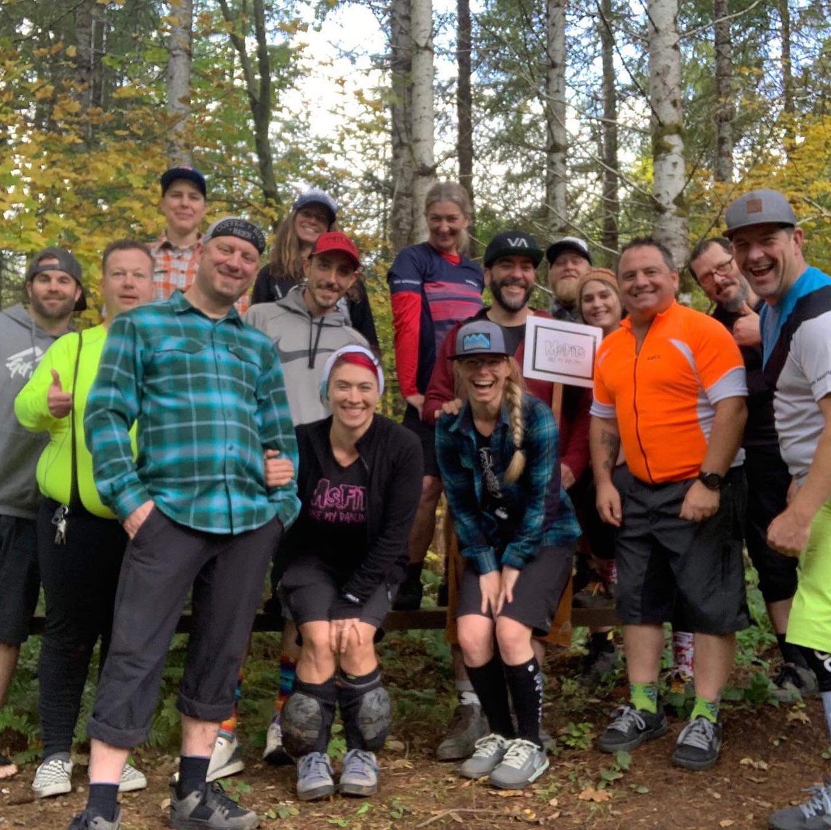 MsfitsMtb's tweet photo. Sundays Boo’s and Brew’s ride at Capital Forest offered a bit of everything. Climbing, gnar, flow, friends, laughter, brats and brews! Thanks for coming out everyone! 
#ridelikeamsfit #msfitmtb #msfitbike https://t.co/1BXh7fH1qx