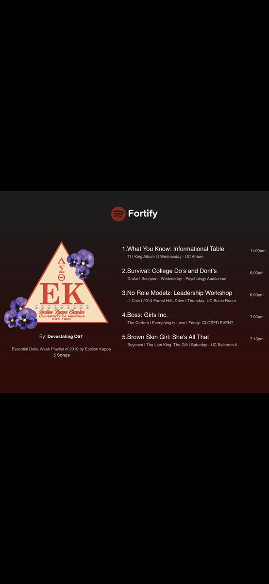 Epsilon Kappa’s Essential Delta Week Playlist of 2019 is here. 🏆 Swipe left to check out what this artist radio is all about. Join us this week as the ladies of the Epsilon Kappa Chapter of Delta Sigma Theta Sorority, Inc. give you hit after hit! 💿