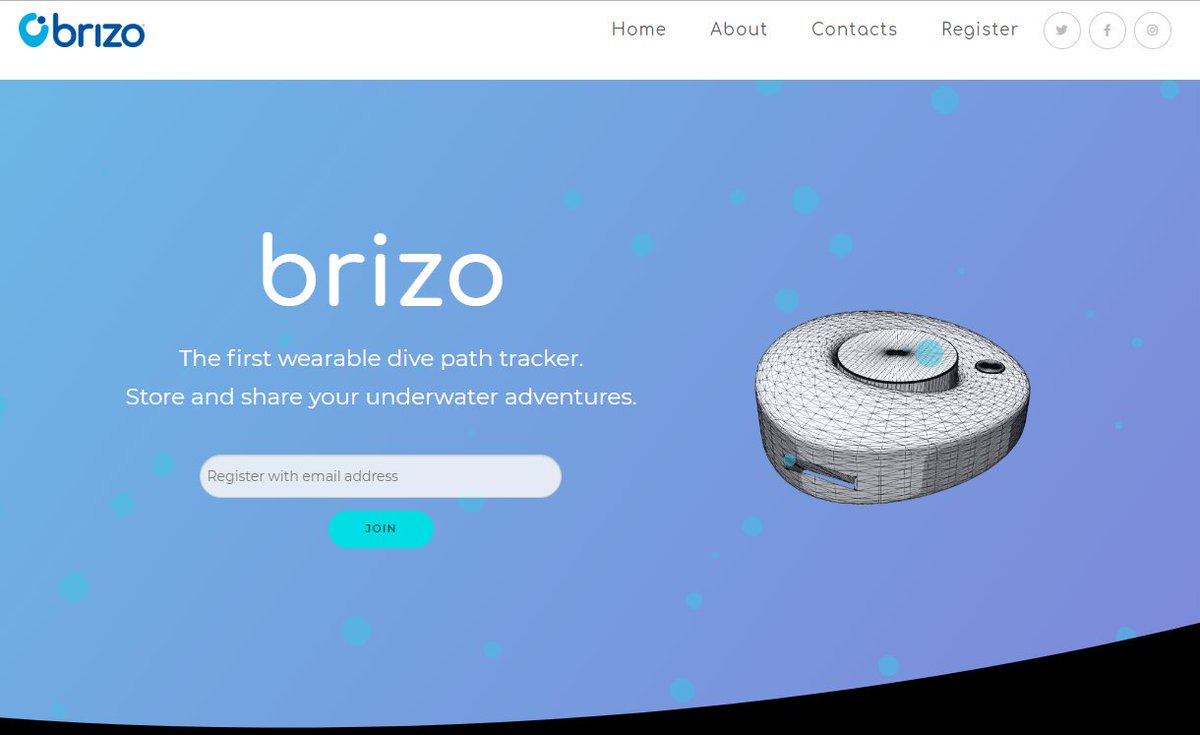 BrizoTracker's tweet photo. @BrizoTracker
Dive. Track. Share.
Click here to find out more: https://t.co/xrNFkLrxhG
#brizo #brizotracker #dive #track #share #scuba #diving #dream #connectedsystem #scubadiving #blue #ocean #sea #revolution #design #madeinItaly #new #website #technology #innovation https://t.co/xmzXriLiFF