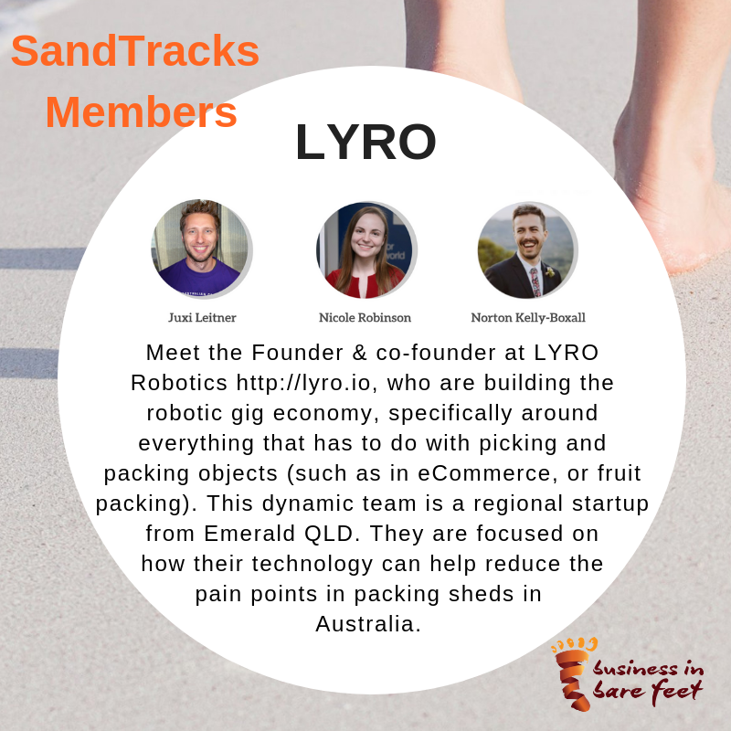 tinarawene's tweet photo. Introducing our SandTracks Virtual Coworking Space Members! A community for regional Startups to get the support they need while building their startup. Supported by #CHDC Central Highlands Development Corporation LYRO #virtualcoworking #Founders  #coworking #Sandtracks #robotics https://t.co/SsSDr7w95X