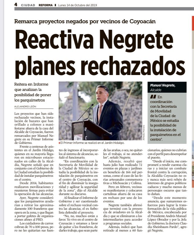 Planes rechazados por vecinos propone el Alcalde <a href="/manuelnegretea/">ManuelNegreteA_22</a> #Coyoacán