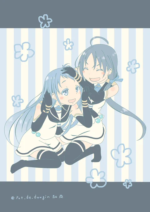 じゃれあうサミスズは尊い(*'ω`*)

#艦これ版深夜の真剣お絵描き60分一本勝負
#艦これ版真剣お絵描き60分一本勝負_20191014
#涼風 #五月雨 