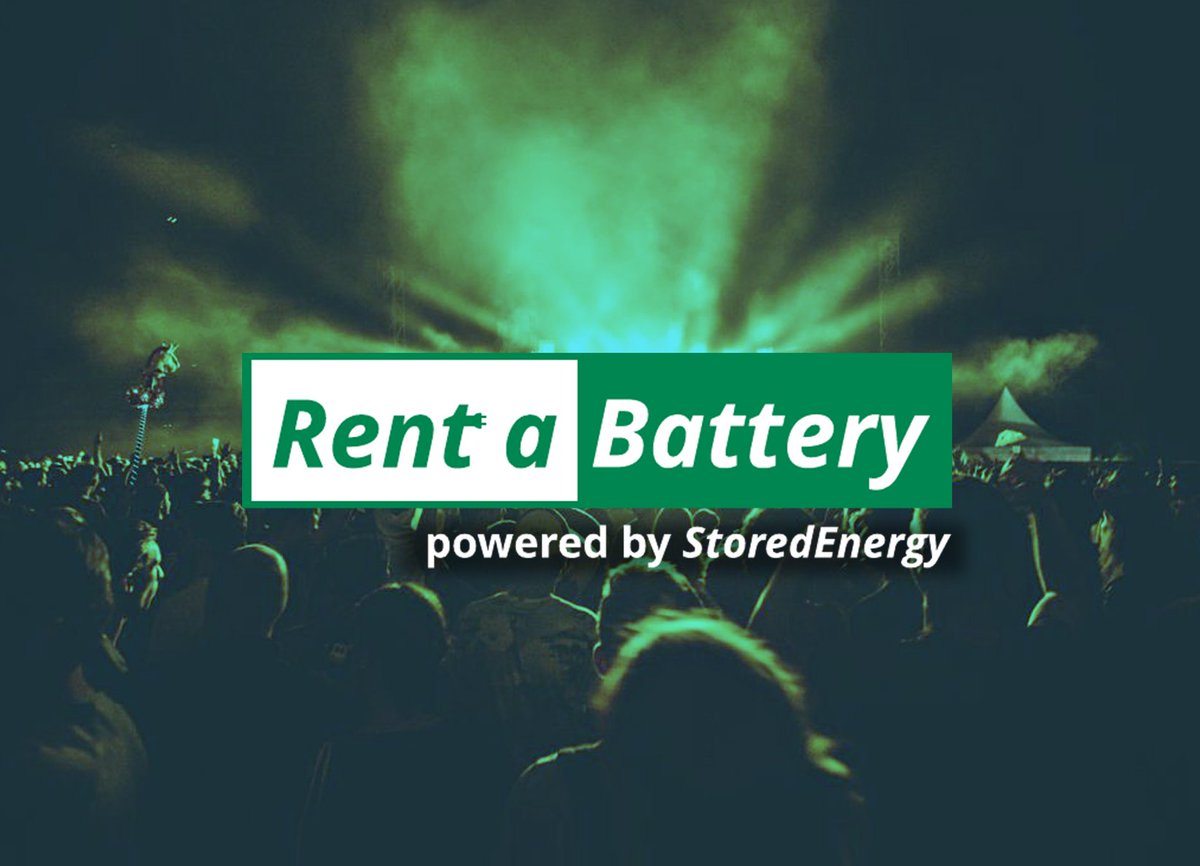 ONS-huurder <a href="/StoredEnergyNL/">StoredEnergy</a> lanceert: Rent a Battery! Om bouwplaatsen, festivals en andere kleine en grote evenementen van dieselaggregaten af te helpen, bieden ze mobiele duurzame stroom in alle formaten. Stiller, schoner en duurzamer: rentabattery.nl
#duurzaam #energie