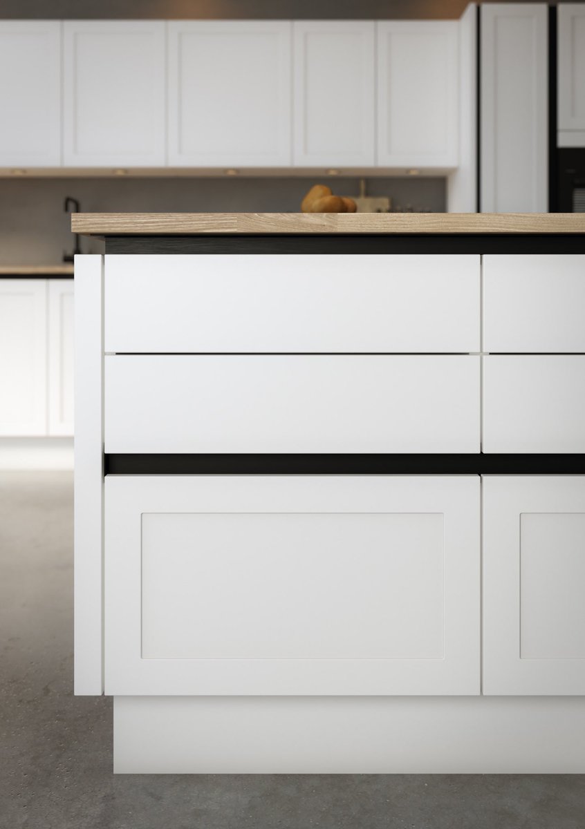 MagnetUK's tweet photo. White kitchens provide a minimal and versatile palette to enable your own style &amp; visions to shine through. 👌 Try combining with matt accents for a monochrome vibe, or try with wooden surfaces for a more traditional feel. 🖤

#WhiteKitchens #Kitchens #QualityKitchens https://t.co/w8xh1SAPFk