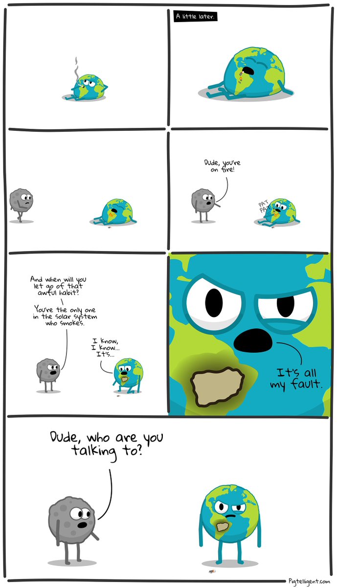 Pigtelligent's tweet photo. Not our fault!🤷‍♀️#AmazonRainforest #webcomics #webcomic https://t.co/cXtDR12axk