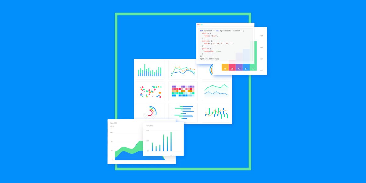 syndicode's tweet image. ApexCharts.js charting library for interactive charts. #chartinglibraries #charts #datavisualization #frontend #interactiondesign #interactivediagrams #javascript #JavaScriptchartlibrary #JavaScriptcharts #js #JSframeworks #JSlibraries #UI #webdevelopment 
syndicode.com/2019/10/14/ape…