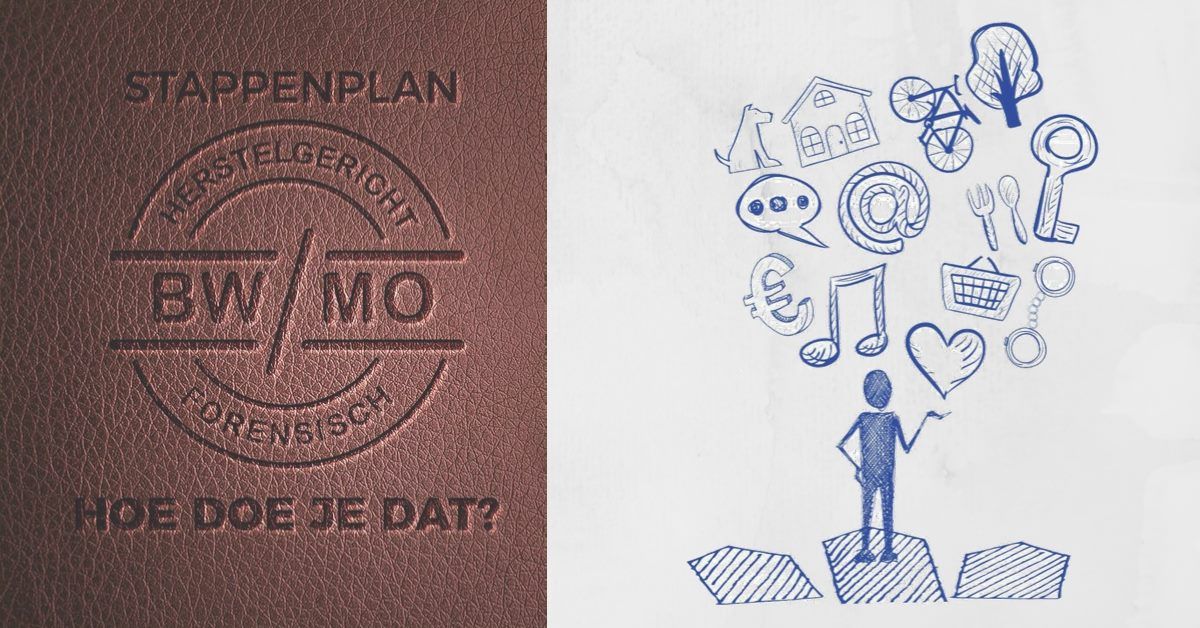 Het #stappenplan BW/MO is een beknopt, praktisch basisdocument voor de BW/MO professional die sporadisch met forensische cliënten werkt. Je vindt heldere informatie over doel, titels, financiën of #herstelgerichtwerken binnen #gedwongenkader. Bestel via buff.ly/2MhY5GH