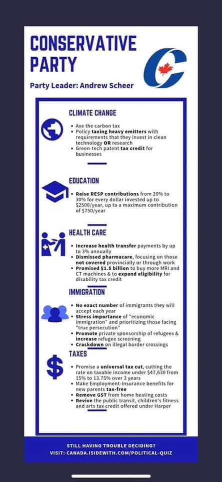 raegansubban's tweet photo. The only way to make a difference is if we all actually vote. If you haven’t already yet, please review each platforms points and watch the leaders debate online. https://t.co/lBJ2pg31SH