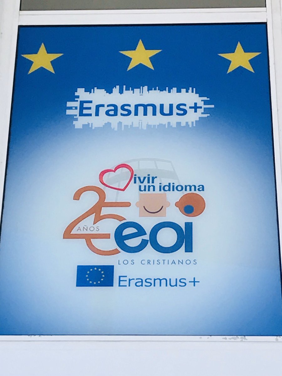 Nat45p's tweet photo. Première journée enrichissante de cours de langue à l’EOI los Cristianos @Vivirunidioma afin de faire évoluer nos compétences en langue grâce à @EUErasmusPlus @ErasmusPlus_pro @ac_orleanstours #collegeRenoir45 @OPEECanarias @sepiegob #evolutiondespratiques #immersionlinguistique https://t.co/ZxozjyNfJK