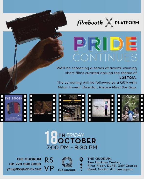 filmbooth's tweet photo. We are glad to announce, #TheBooth is our first short film from the line-up of our film screening event #PrideContinues.  It is directed by Rohin Raveendran Nair and produced by @VikramMotwane

Follow the link for more info - https://t.co/15YVtZTA97

#shortfilms #LGBTQIA https://t.co/2C8cGV2d4A
